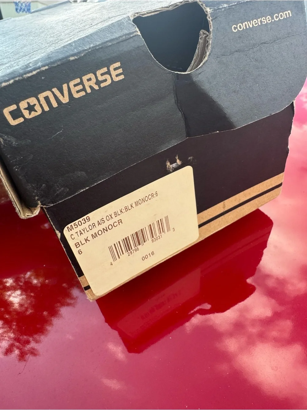 Converse Black Low Top Sneakers - Picture 3 of 4
